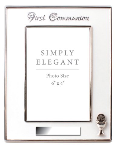 Metal Silver Finish Communion Photo Frame