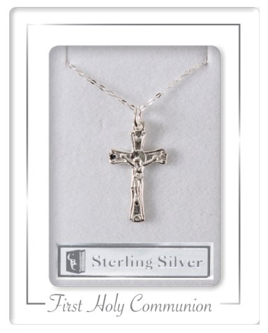 Communion Sterling Silver Crucifix Necklet