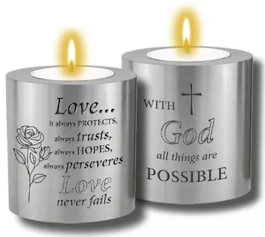 Love Resin Candle Holder & Candle
