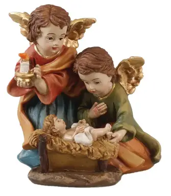 4" Children's 4 Figure Nativity Set