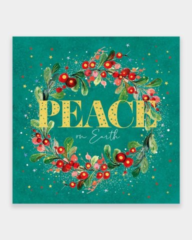 Christmas Wreaths Christmas Cards - Pack of 10