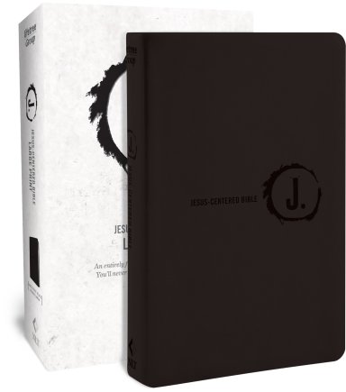 NLT Jesus Centered Bible, Black, Large Print