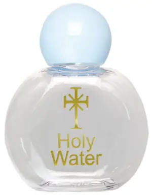 Gold Blocked Holy Water Bottle (45ml) - Single