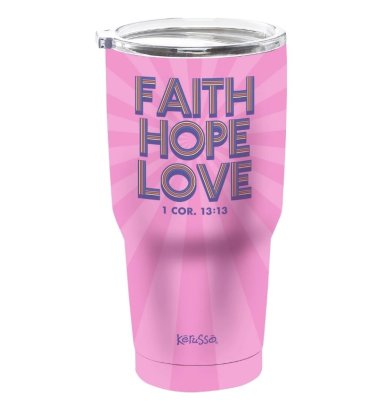 Faith Hope Love Stainless Steel Tumbler