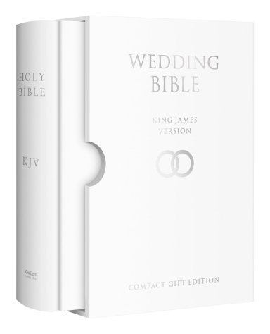 King James Version (KJV) White Presentation Wedding Bible