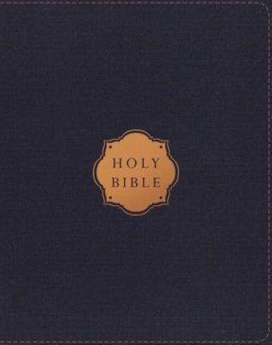 NIV, Our Family Story Bible, Leathersoft over Board, Navy, Red Letter, Comfort Print