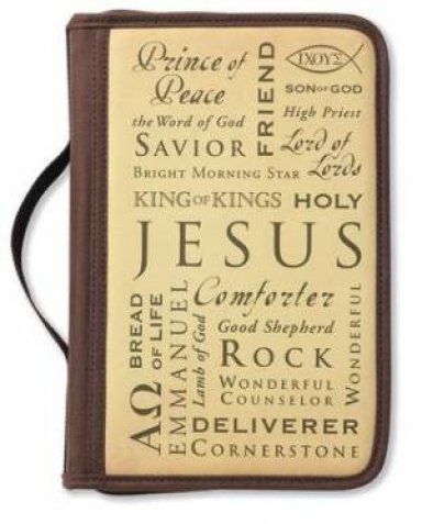 Extra Large Names Of Jesus Bible Case, XL