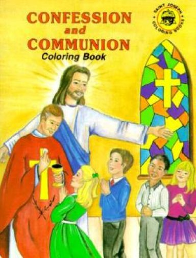 Confession And Communion Coloring Book