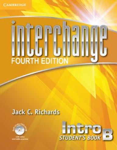 Interchange Intro Student's Book B with Self-Study DVD-ROM and Online Workbook B Pack