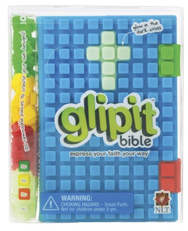 NLT Glipit Bible: Blue, Customisable Silicone Cover