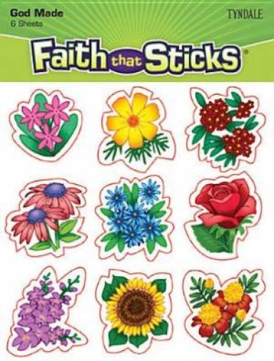 God Made Flowers Stickers