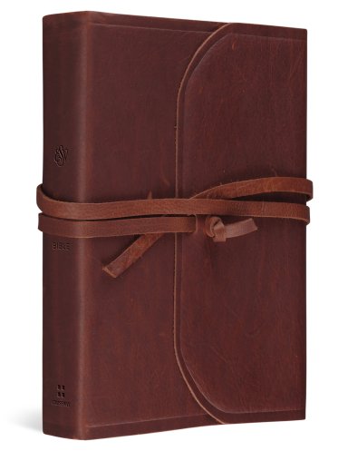 ESV Student Study Bible (Natural Leather, Brown, Flap with Strap)