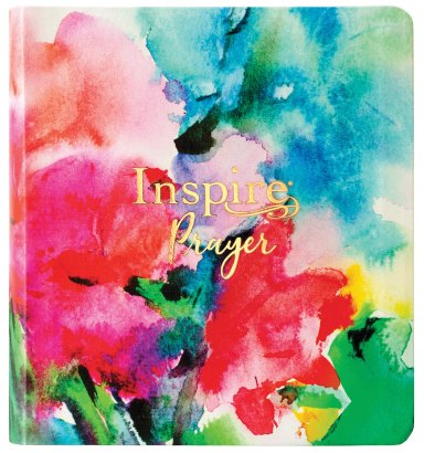 Inspire PRAYER Bible NLT, LeatherLike, Joyful Colors with Gold Foil Accents, Wide Margins, Illustrated, Journaling, Gold Page Edges