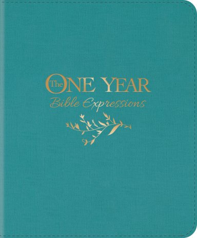 One Year Bible Expressions NLT (LeatherLike, Tidewater Teal)