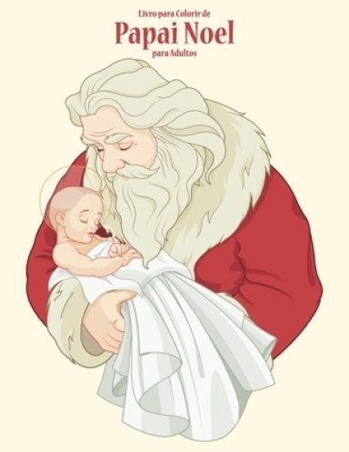 Livro Para Colorir De Papai Noel Para Adultos