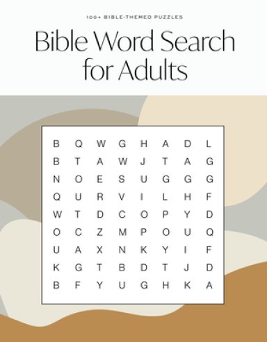 Bible Word Search for Adults: A Modern Bible-Themed Word Search Activity Book to Strengthen Your Faith