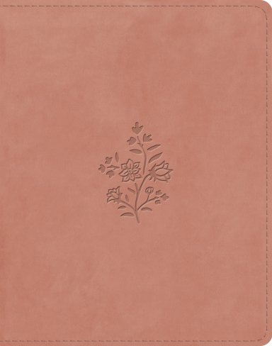 ESV Single Column Journaling Bible (TruTone, Blush Rose, Wildflower Design)