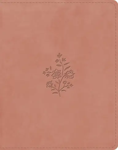 ESV Single Column Journaling Bible (TruTone, Blush Rose, Wildflower Design)