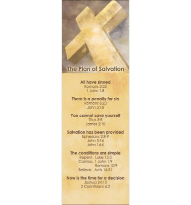 General Worship Bookmark: Plan of Salvation (Pkg of 25)