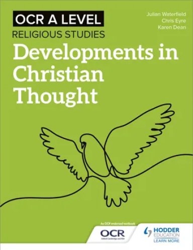 Ocr A Level Religious Studies: Developments In Christian Thought