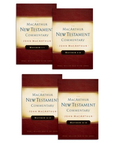 Matthew 1-28 MacArthur New Testament Commentary Four Volume Set