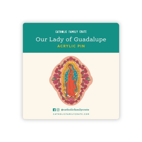 Our Lady of Guadalupe Pin Badge