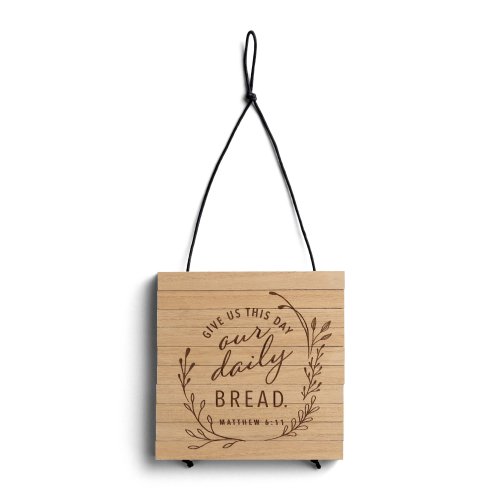 Trivet-Our Daily Bread (Matthew 6:11) (Expandable 7.5" to 13")