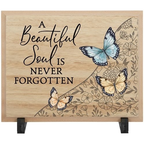 Table Decor Plaque-Beautiful Soul w/Display (7 x 9) (Pack Of 2)