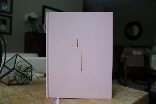 The Jesus Bible, ESV Edition, Leathersoft over Board, Pink