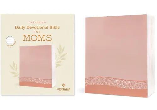 DaySpring Daily Devotional Bible for Moms, NLT (Softcover, Blush)