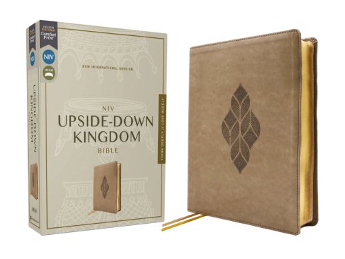 NIV, Upside-Down Kingdom Bible, Leathersoft, Tan, Comfort Print