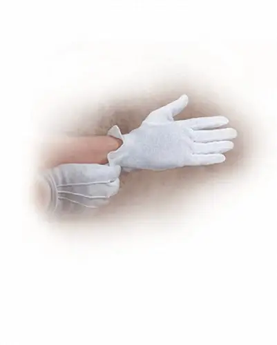 White Gloves - Large Cotton