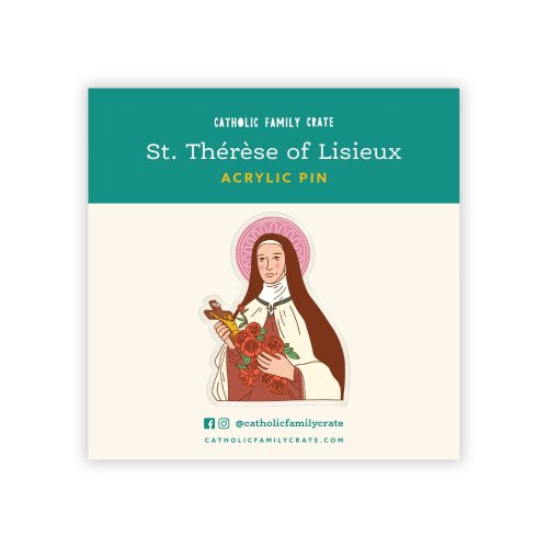 St. Thérèse of Lisieux Pin Badge