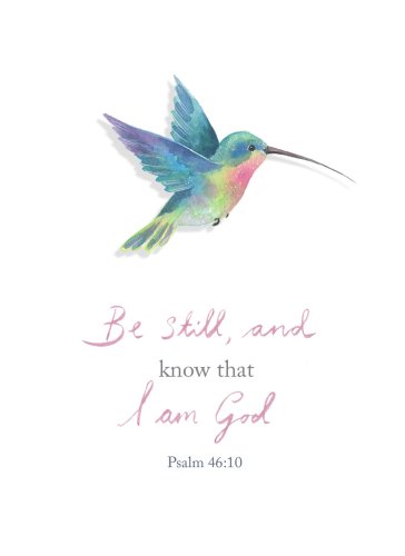 Be Still Little Note Encouragement Single Card