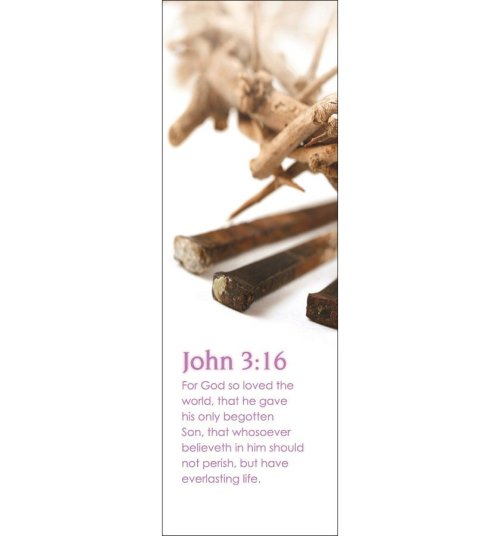 General Worship Bookmark: John 3:16 (Package of 25)