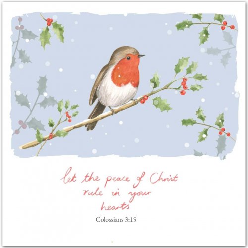 Robin Christian (Pack of 5) Christmas Cards