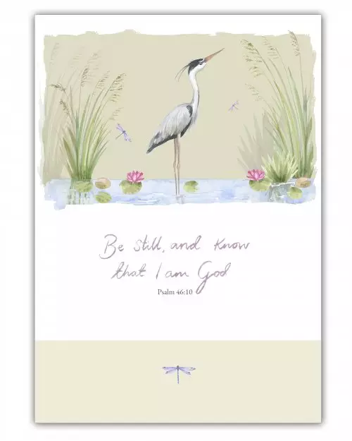 A5 Heron Lined Notebook