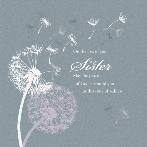 Peace Of God Sister Sympathy Single Card