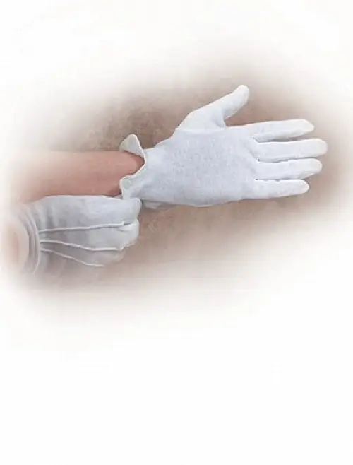 White Gloves - Medium Cotton