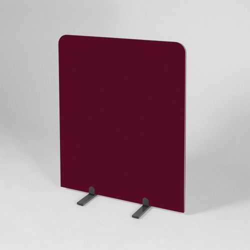 120 x 100cm Dark Wine Curve Screen with Black Frame (BusyScreen)