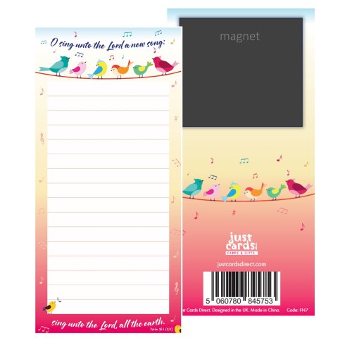 4 Christian Fridge Notepads