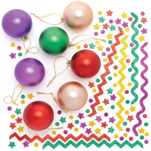 Christmas 3D Bauble Kit (Pack of 8)