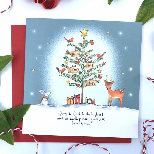 Christmas Tree (Pack of 5) Christian Christmas Cards