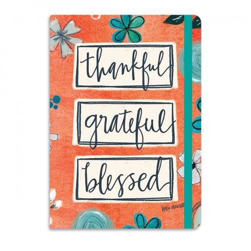 Journal-Thankful Grateful Blessed-Tiny Softcover (3.75" X 5.5")