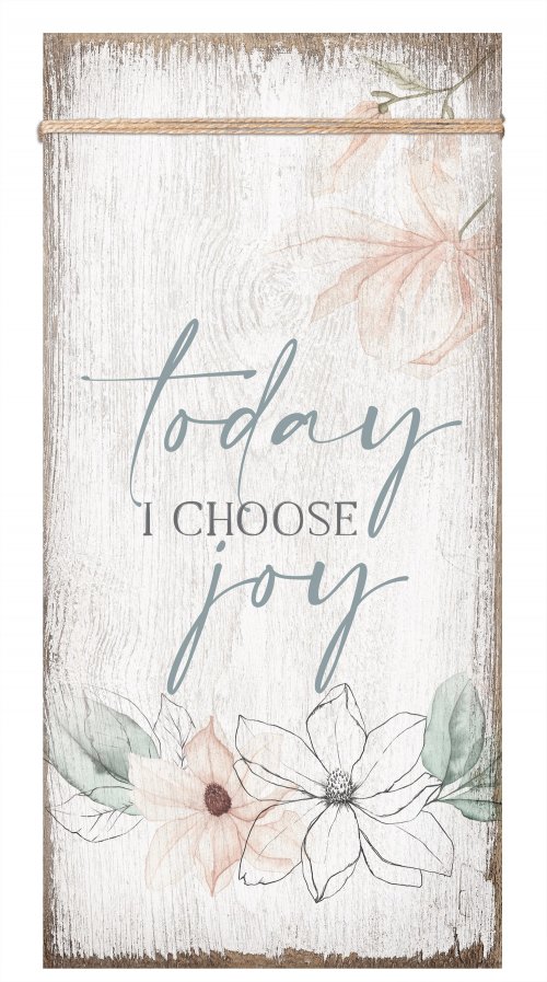 Plaque-Timeless Twine-Today I Choose Joy