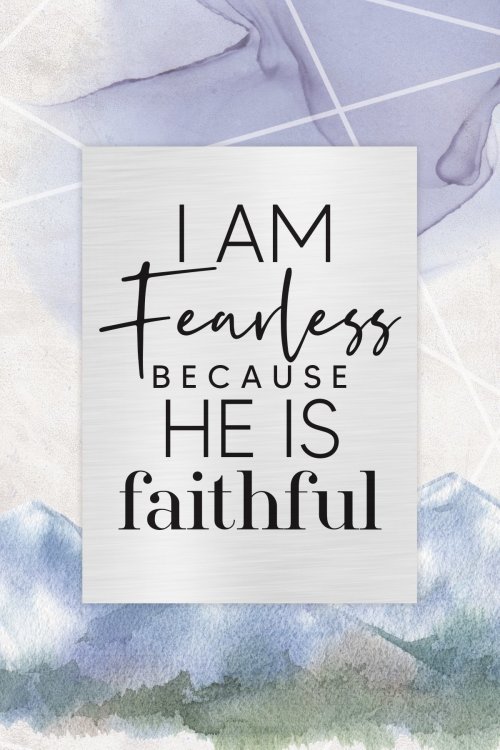 Plaque-Renew My Soul-I Am Fearless (6 x 9)