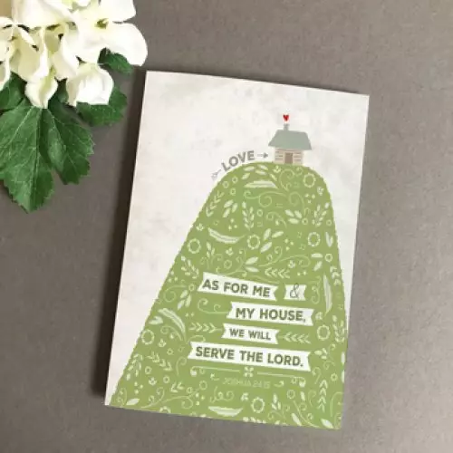 'As For Me And My House' (Hill) Greeting Card