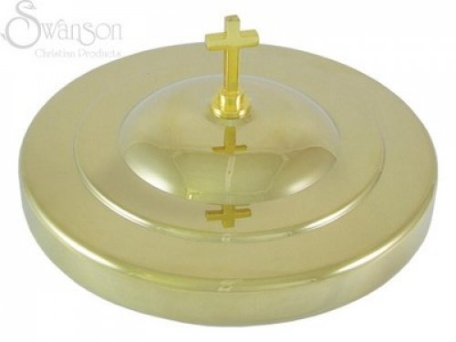 Communion-Goldtone-(Deluxe)-Bread Plate Cover