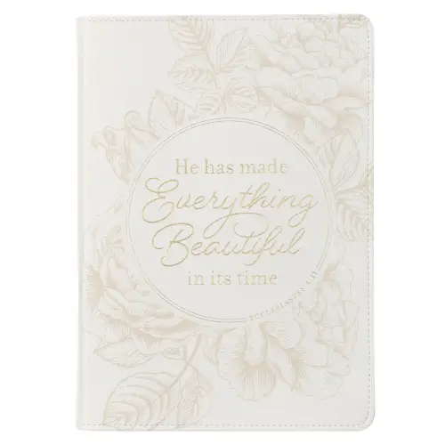 Journal Classic Ivory Everything Beautiful Ecc. 3:11