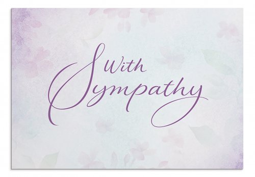 Sympathy - Simply Stated - 12 Boxed Cards